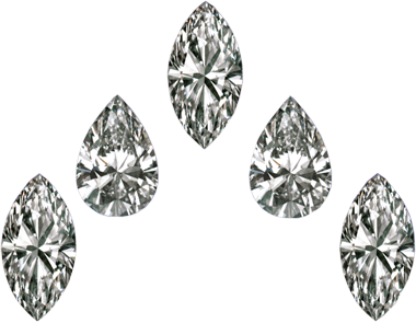 Marquise & Pear Shape Diamond Jewellery